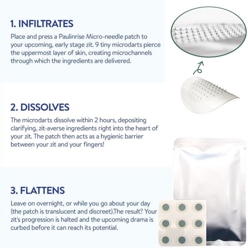 Microneedle Acne Healing Patches (9 Pack)