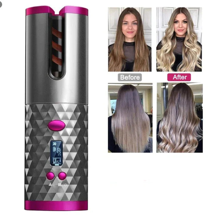 Iridescent Glow™ Portable Hair Curler