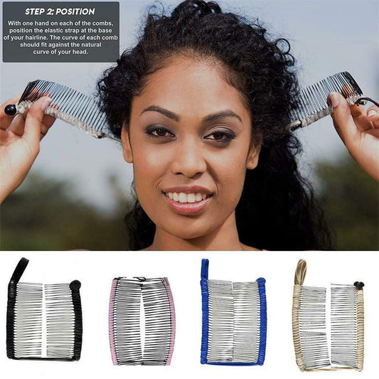 Hair Clip Hairpins and dish Girls Curly Hair Accessory Stretchable Banana Comb Hairpins Pins Styling Hair Coloring Chalk