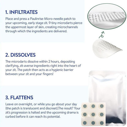 Microneedle Acne Healing Patches (9 Pack)