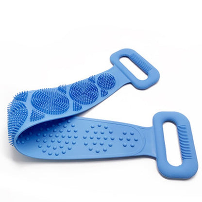 Double-Sided Silicone Exfoliating Body Scrubber Belt