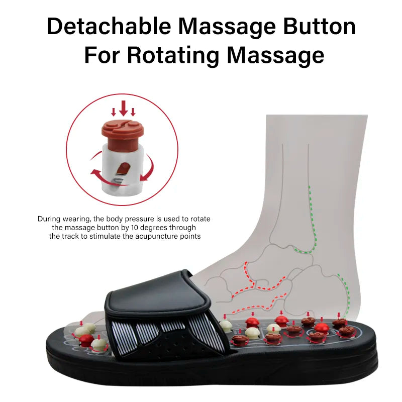 Iridescent Glow Acupressure Slippers