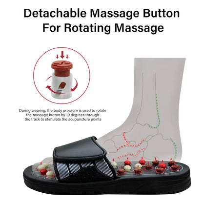Iridescent Glow Acupressure Slippers